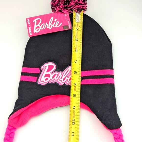 NWT Mattel Barbie Kids Winter Hat/Chook/Tuque With Fleece Lining - Picture 10 of 14